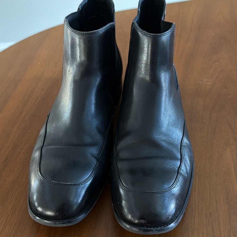 mens hart schaffner marx Leather Ankle Boots Size 13 Designer